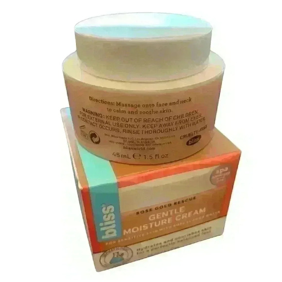 Bliss‎ Rose Gold Rescue Rose Water Moisturizer - NEW - Picture 2 of 3